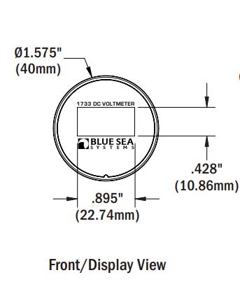 Blue Sea 1733 OLED DC Power Meter