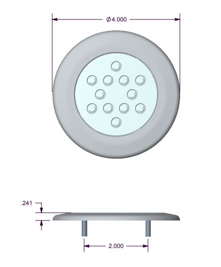 Tecniq E06 4" Work Light