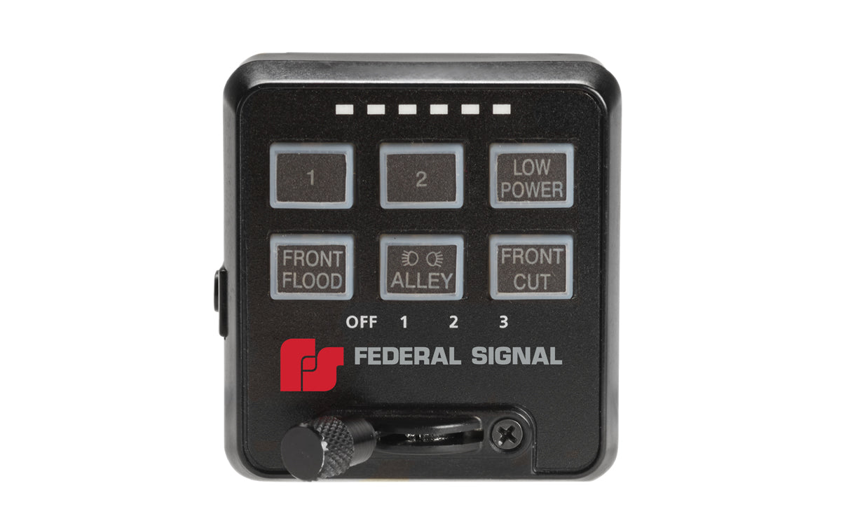 Federal Signal Allegiant 45" Lightbar (Amber/White) with 6-Button Controller