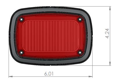 Tecniq K40 Warning Light (5" x 3.3")