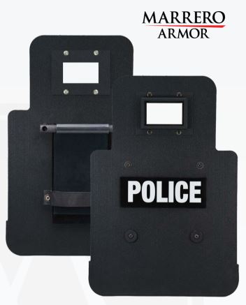 Marrero Armor Ballistic Shield - Level III / RF1 Lightweight