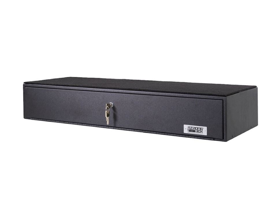 BOSS Strong Box Drop-Front High Security Storage Box 7126-7640D