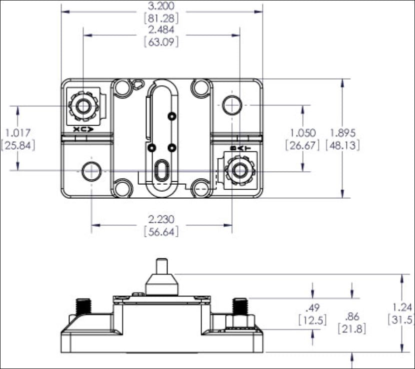 Blue Sea 285-Series Manual-Reset Circuit Breakers