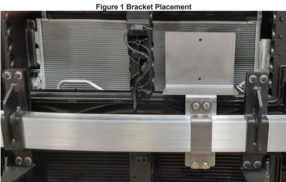 Federal Signal no-drill speaker bracket for 2020-2024 Ford PIU