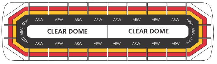 Federal Signal "Reliant S2" Tri-Colour Lightbar, 48"