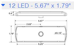 Tecniq K30 Warning Light; Steady-Burn-Only