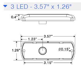 Tecniq K30 Warning Light - Internal Flasher