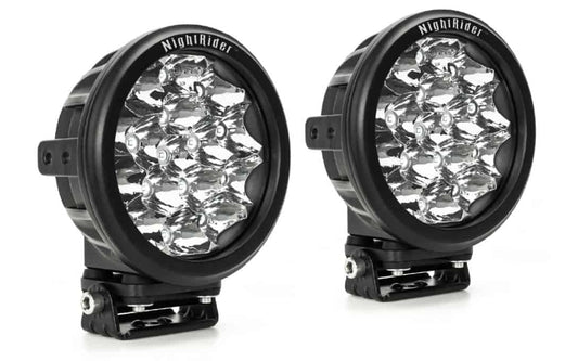 Night Rider N2448EM Street Legal 7" Round Driving Lights (Pair)