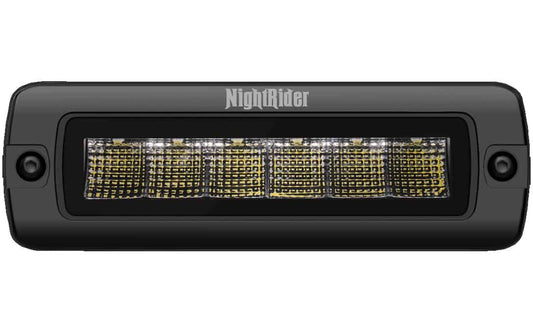 Night Rider NJ2030 6" Single Row Bar, Inset/Flush Mount