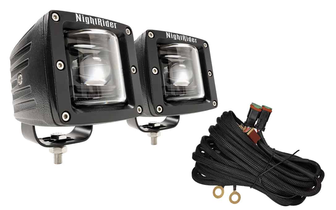 Night Rider NSF01 Street Legal Fog Lights (Cube)