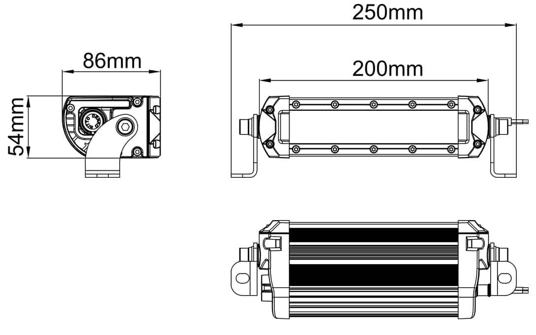 Night Rider NSF02 Street Legal Fog Lights (6")