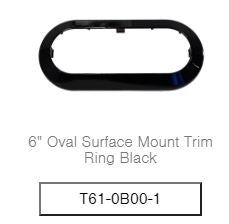 Tecniq Trim Ring for 6" Oval Lights