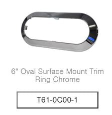 Tecniq Trim Ring for 6" Oval Lights