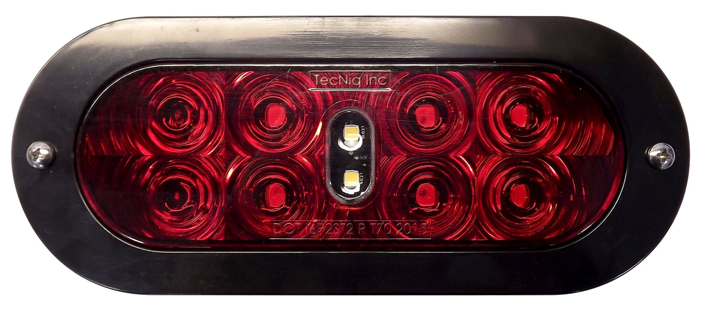 Tecniq T70 High Intensity 6" Oval Stop/Tail/Turn/Reverse Light